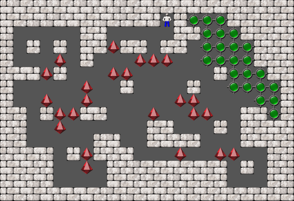 Сокобан More Bugs collections уровень 702